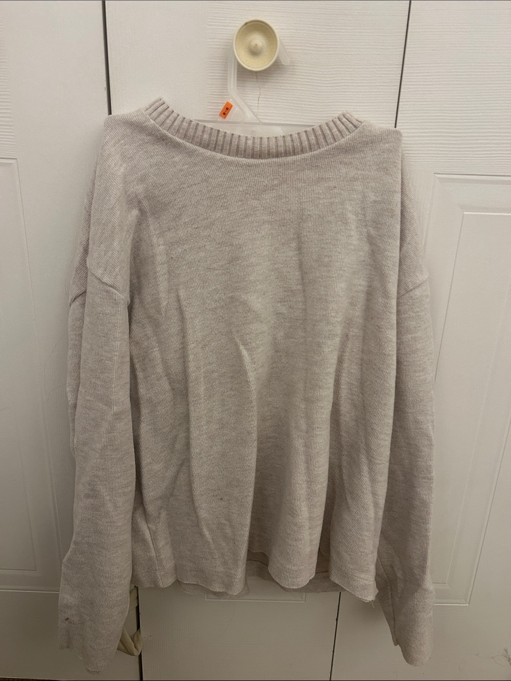 Zara Light Beige Knit Sweater